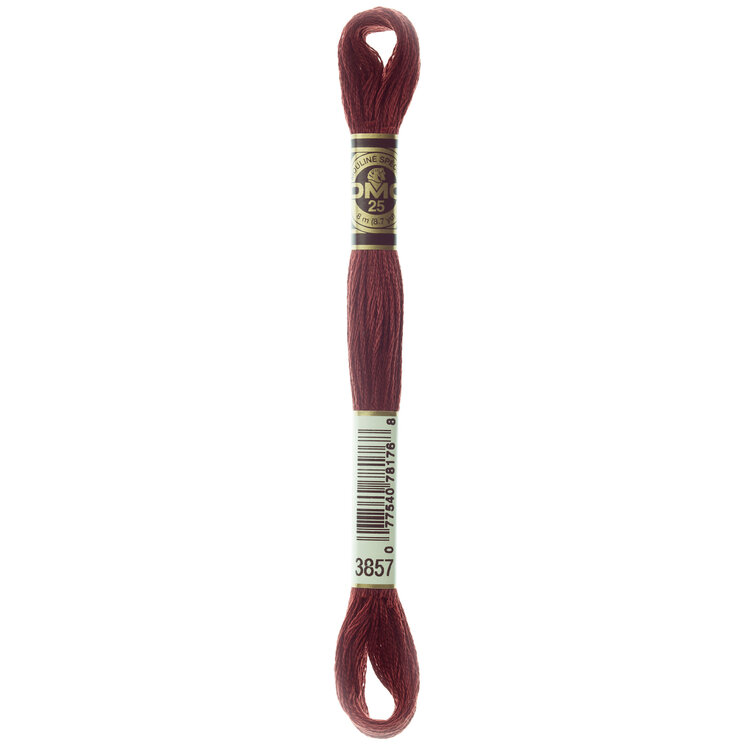 DMC Embroidery Floss 3857 (Oxblood)