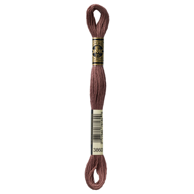 DMC Embroidery Floss 3860 (Dark Taupe)