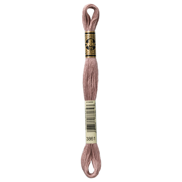 DMC Embroidery Floss 3861 (Light Taupe)
