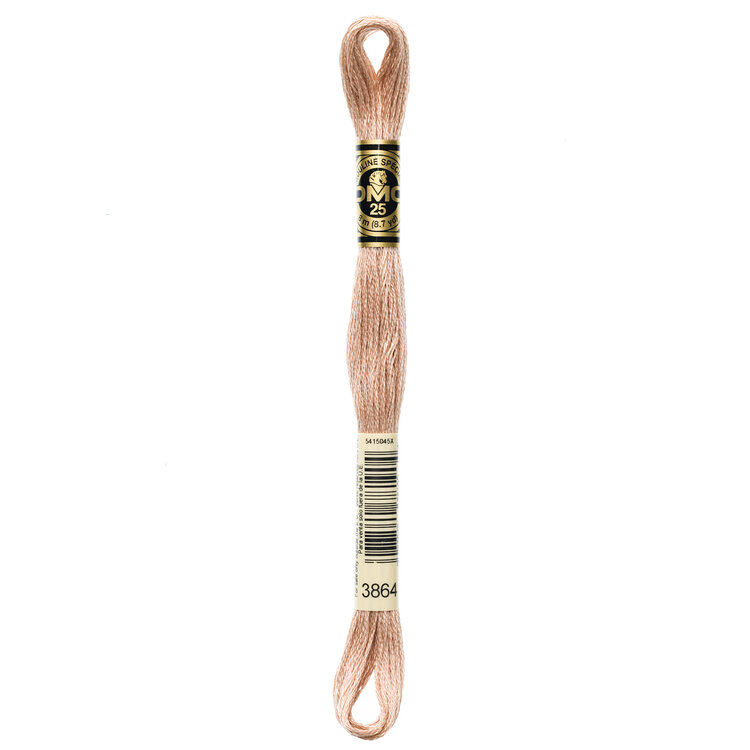 DMC Embroidery Floss 3864 (Vicuna Wool)