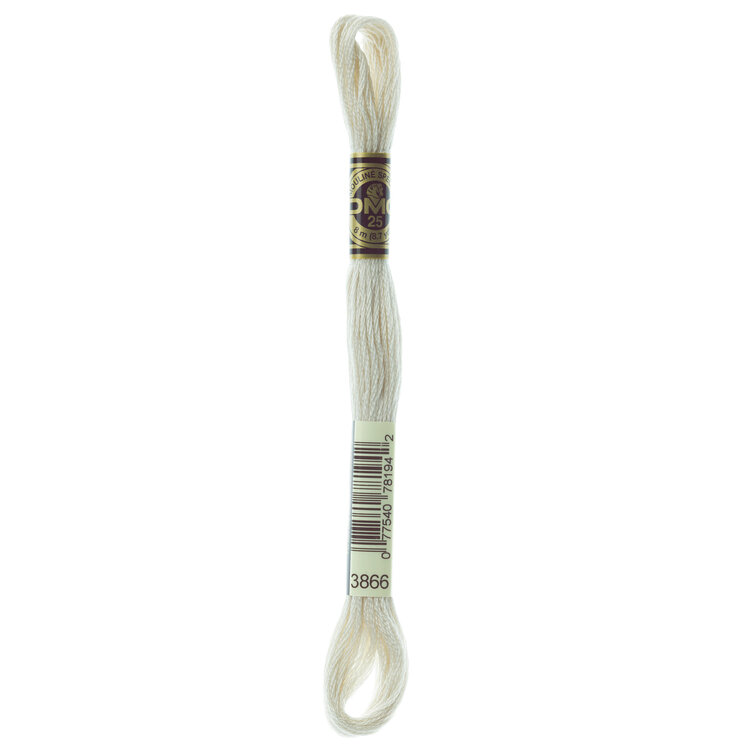 DMC Embroidery Floss 3866 (Garlic White)