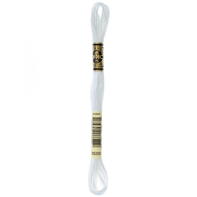 DMC Embroidery Floss B5200 (Pearlescent White Light)