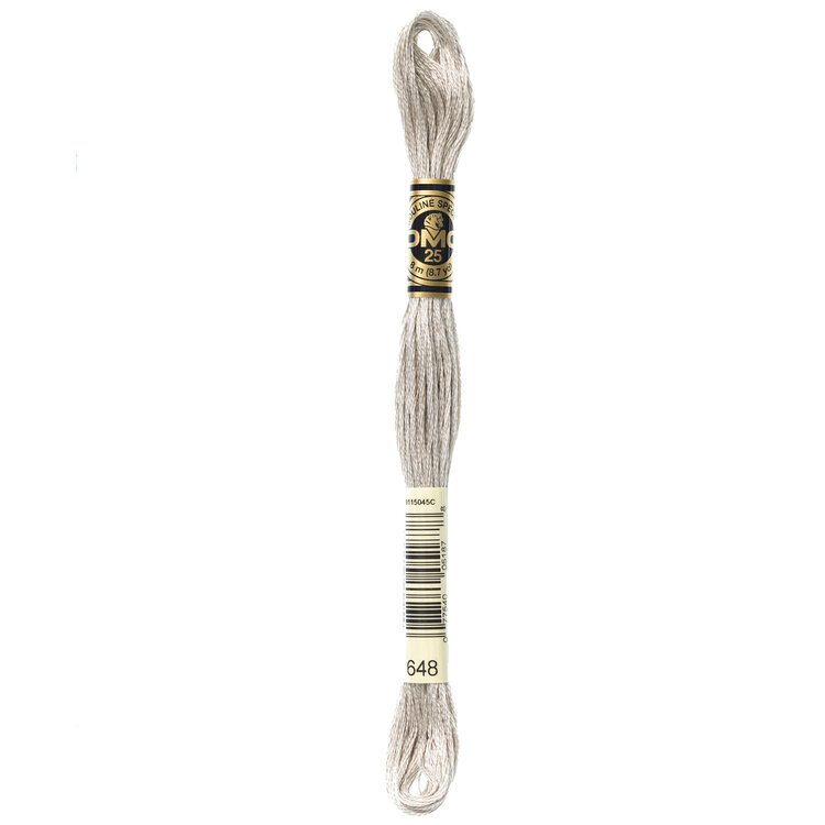 DMC Embroidery Floss 648 (White Pepper)