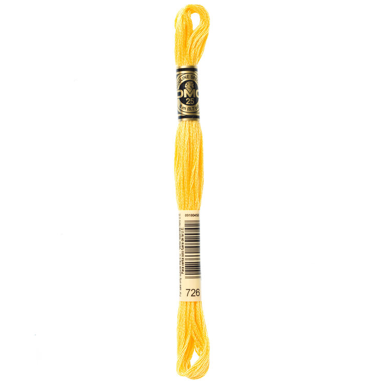DMC Embroidery Floss 726 (Mimosa)