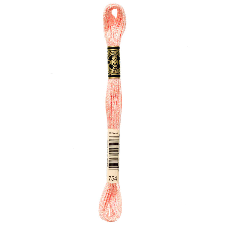 DMC Embroidery Floss 754 (Beige Rose)