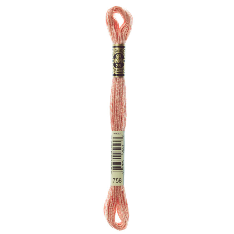 DMC Embroidery Floss 758 (Pink Dawn)