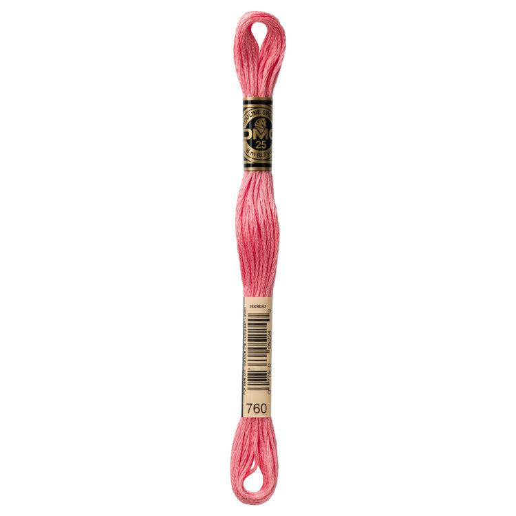 DMC Embroidery Floss 760 (Dusty Pink)
