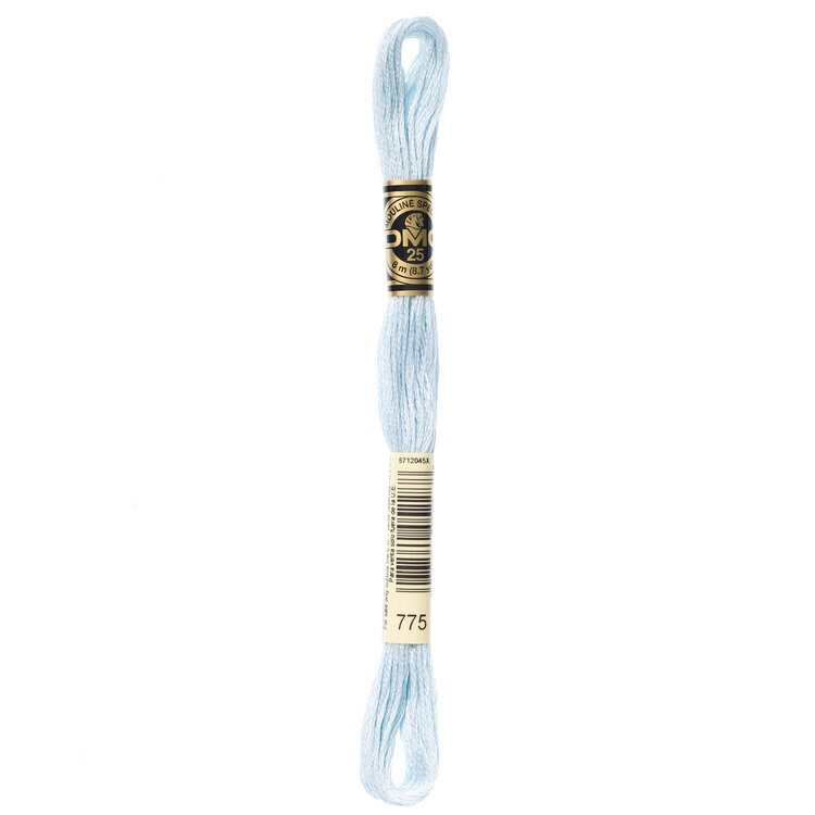 DMC Embroidery Floss 775 (Blue Summer Rain)