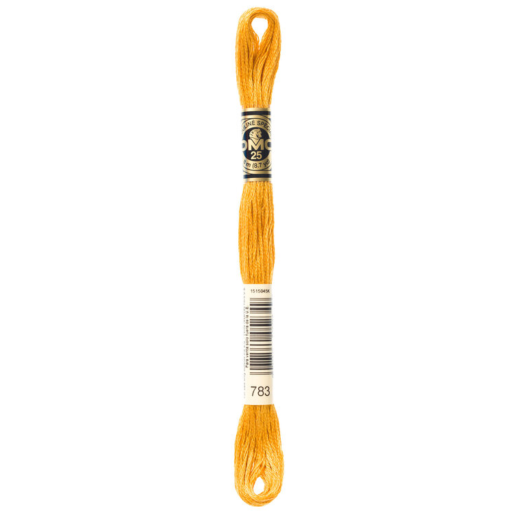 DMC Embroidery Floss 783 (Old Gold)