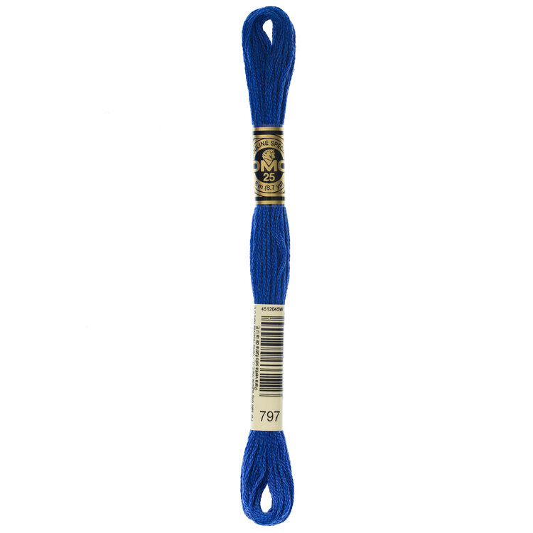 DMC Embroidery Floss 797 (French Blue)