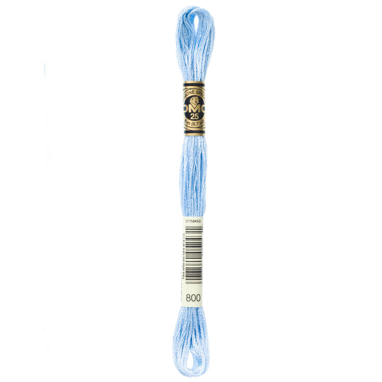 DMC Embroidery Floss 800 (Sky Blue)
