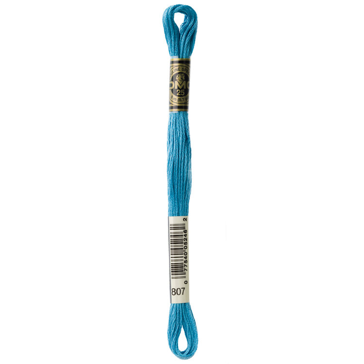 DMC Embroidery Floss 807 (Turquoise Tide)