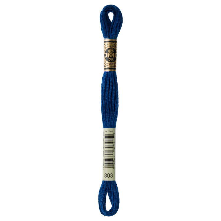 DMC Embroidery Floss 803 (Inky Blue)