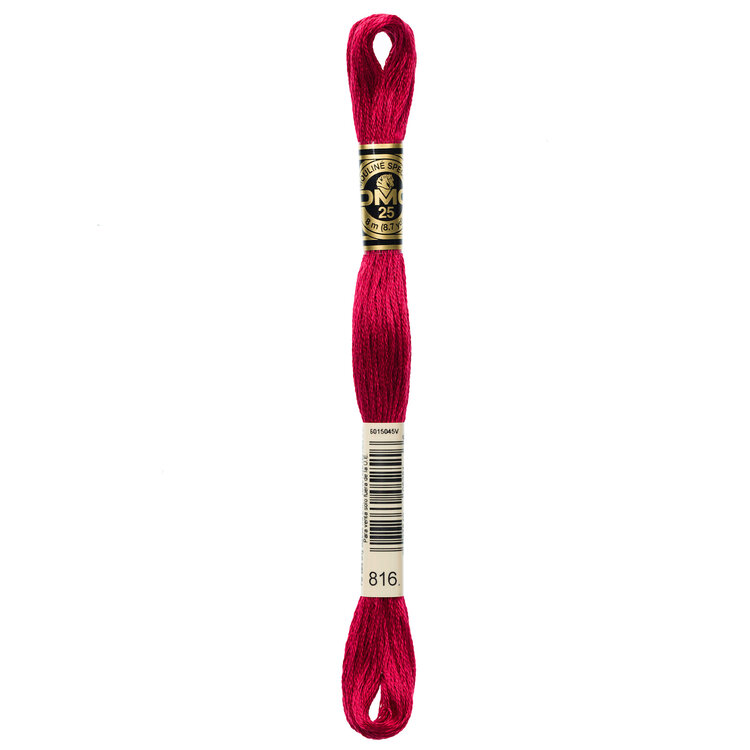 DMC Embroidery Floss 816 (Cherry Red)