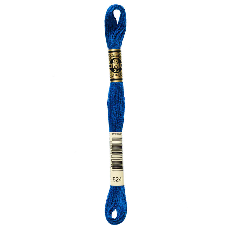 DMC Embroidery Floss 824 (Marine Blue)