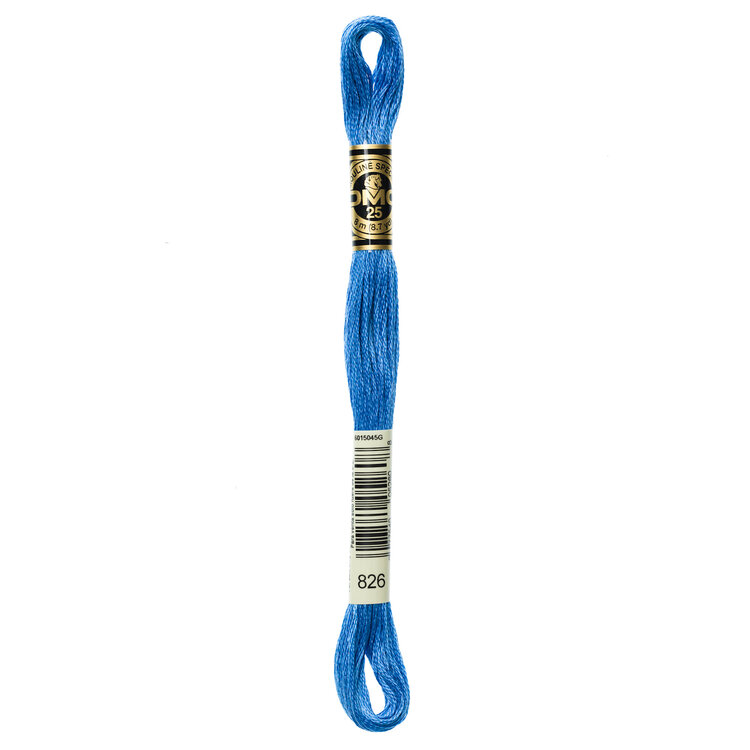 DMC Embroidery Floss 826 (Tuareg Blue)