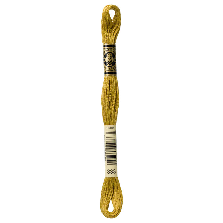 DMC Embroidery Floss 833 (Brass)