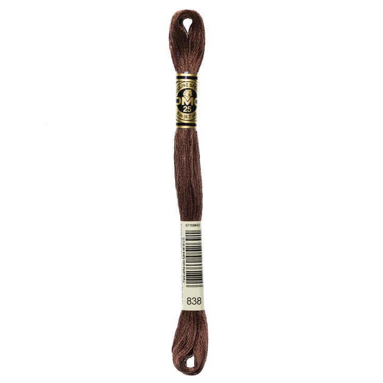 DMC Embroidery Floss 838 (Dark Wood)