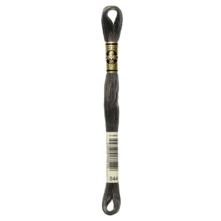 DMC Embroidery Floss 844 (Black Pepper)