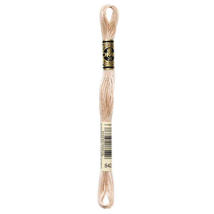 DMC Embroidery Floss 842 (Beige Rose)