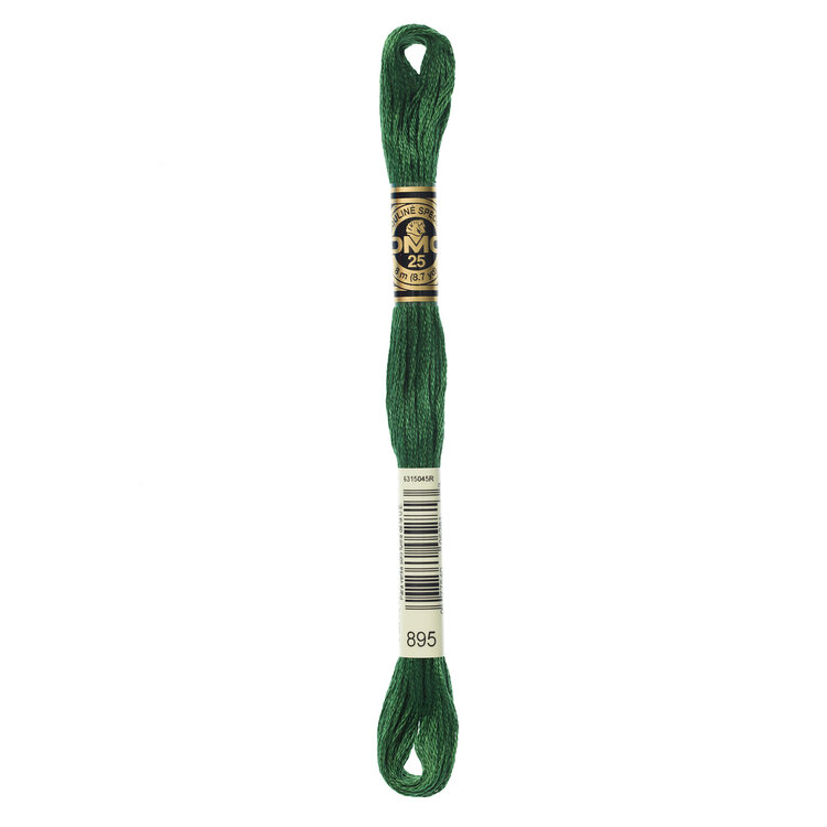 DMC Embroidery Floss 895 (Bottle Green)