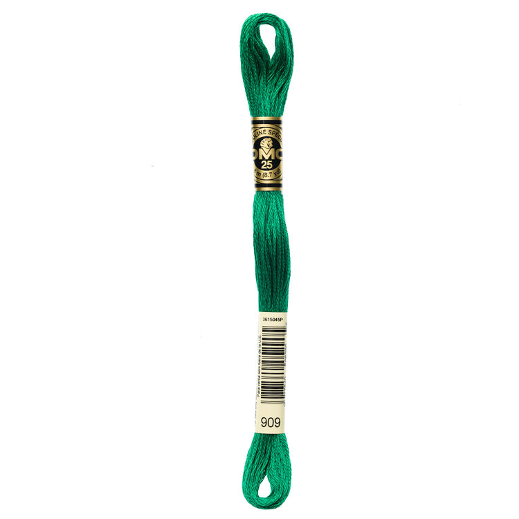 DMC Embroidery Floss 909 (Croquet Lawn)