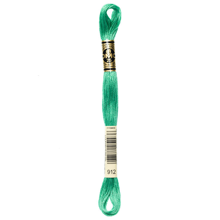 DMC Embroidery Floss 912 (Watermint)
