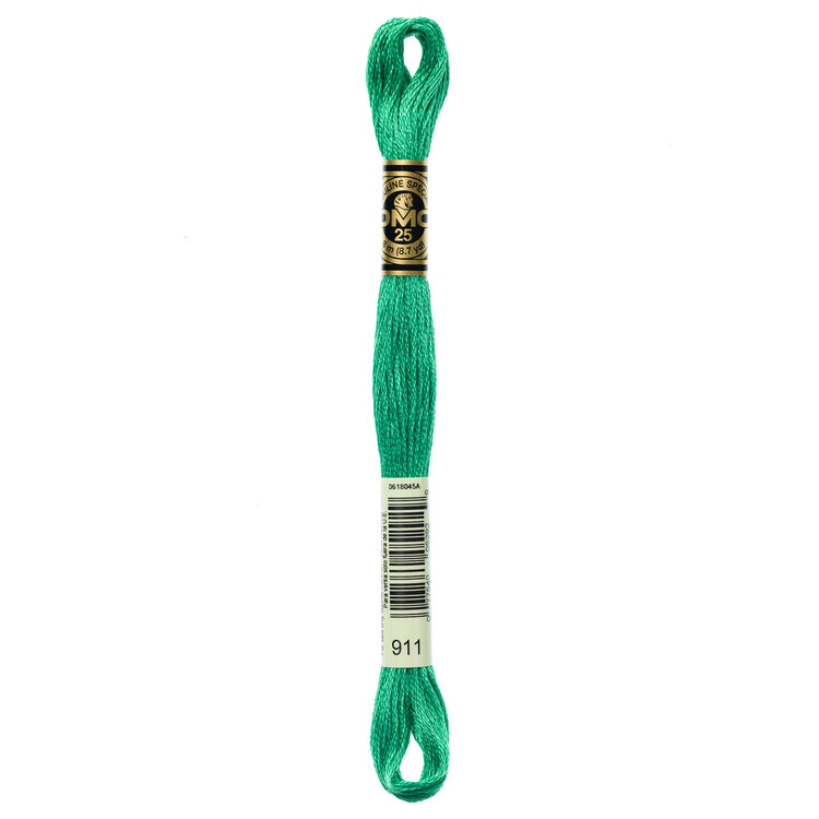 DMC Embroidery Floss 911 (Golf Green)
