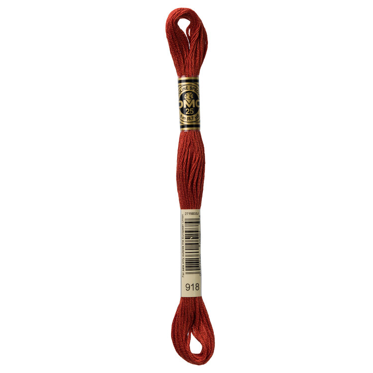 DMC Embroidery Floss 918 (Rosewood)