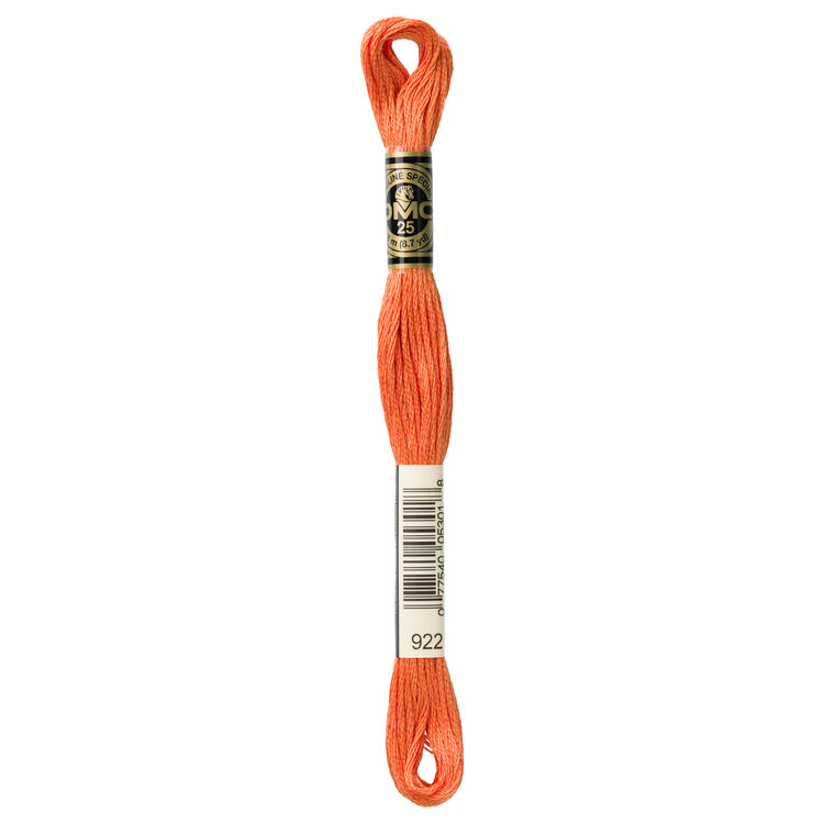 DMC Embroidery Floss 922 (Terracotta)