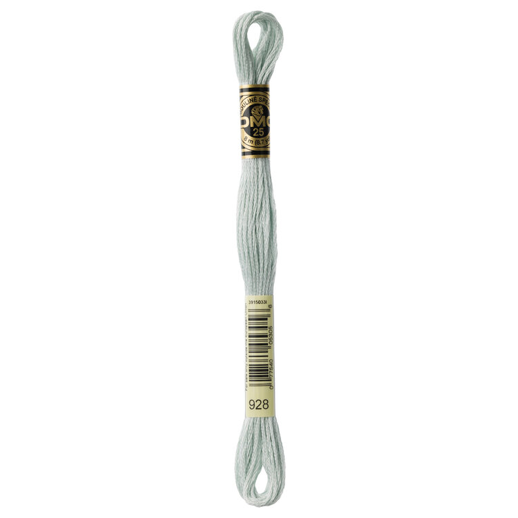 DMC Embroidery Floss 928 (Oyster Shell)