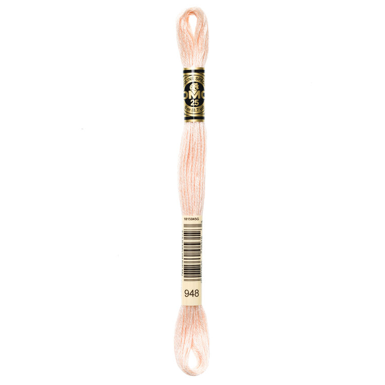 DMC Embroidery Floss 948 (Himalayan Salt)