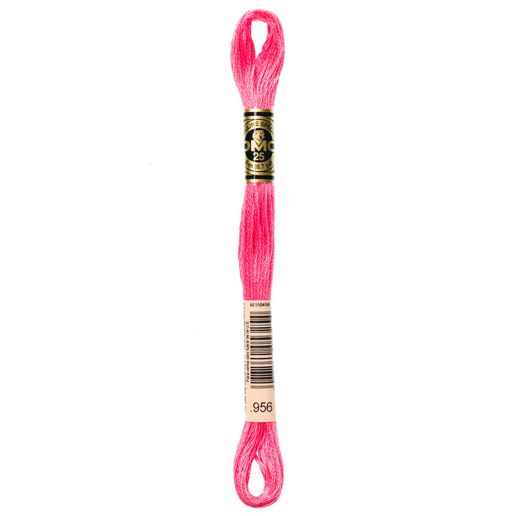 DMC Embroidery Floss 956 (Hot Pink)