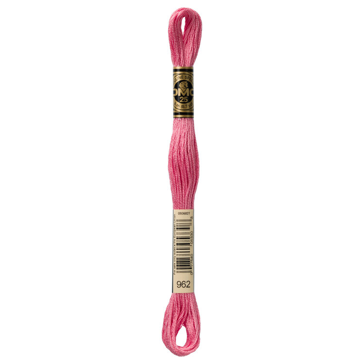 DMC Embroidery Floss 962 (Antique Rose)