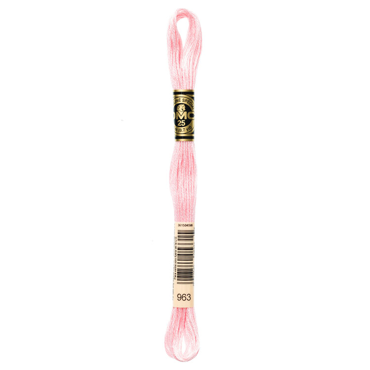 DMC Embroidery Floss 963 (Candy Pink)