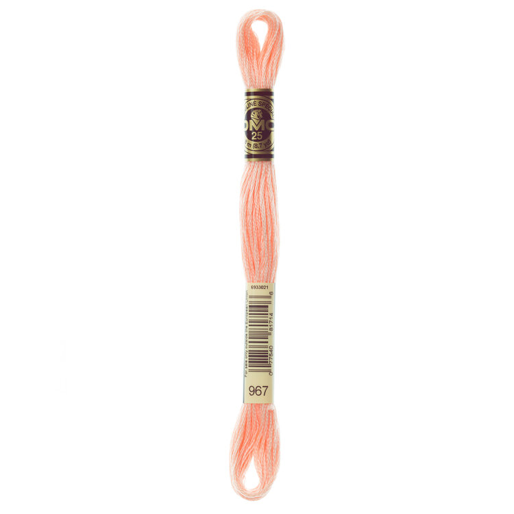 DMC Embroidery Floss 967 (Pearlescent Tutu)