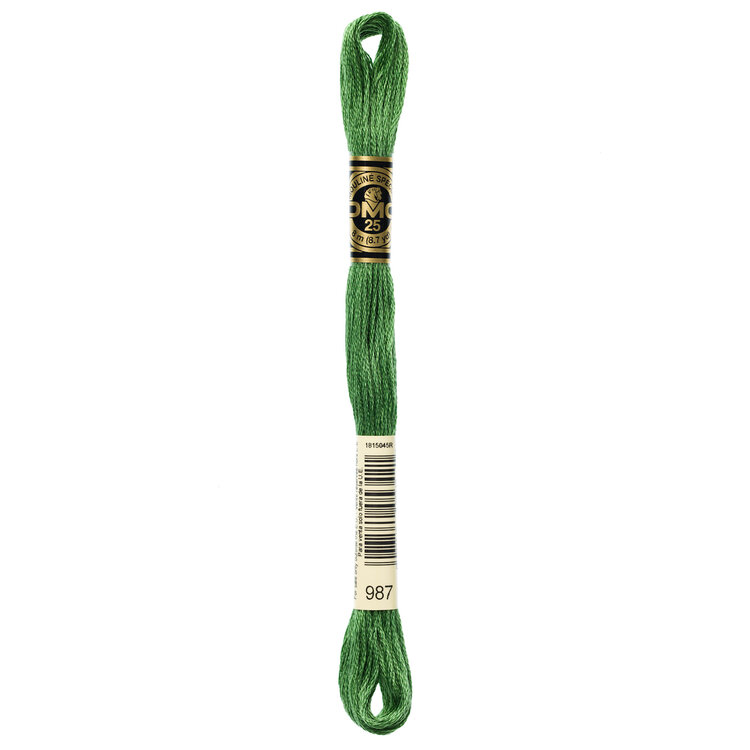 DMC Embroidery Floss 987 (Basil)
