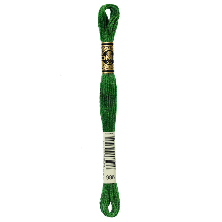 DMC Embroidery Floss 986 (Boxwood)