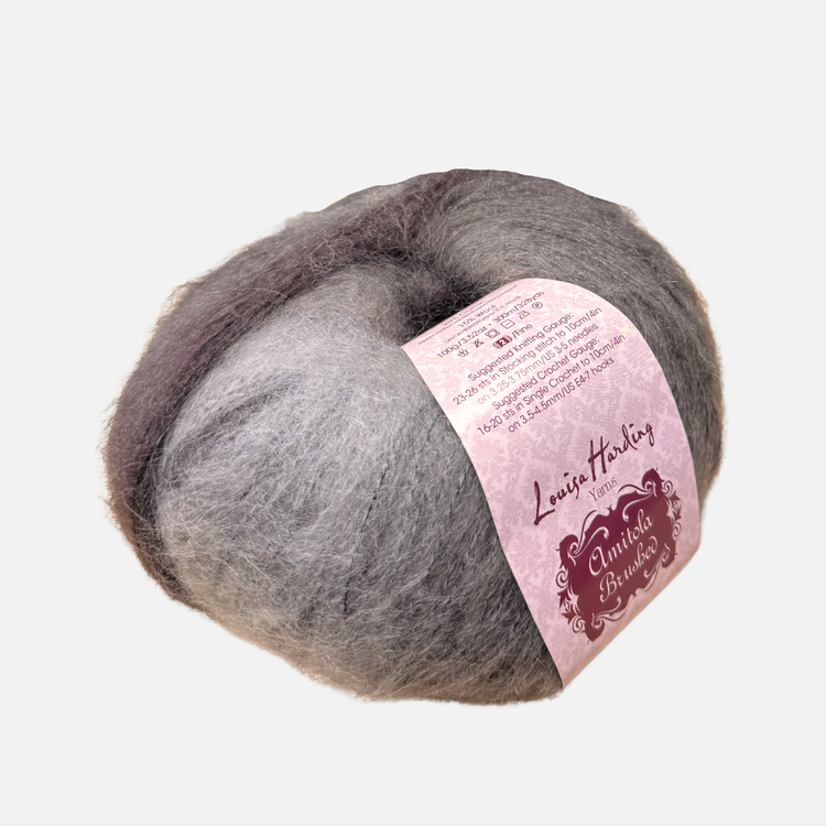 Louisa Harding Amitola Brushed | 343 (Agarwood)