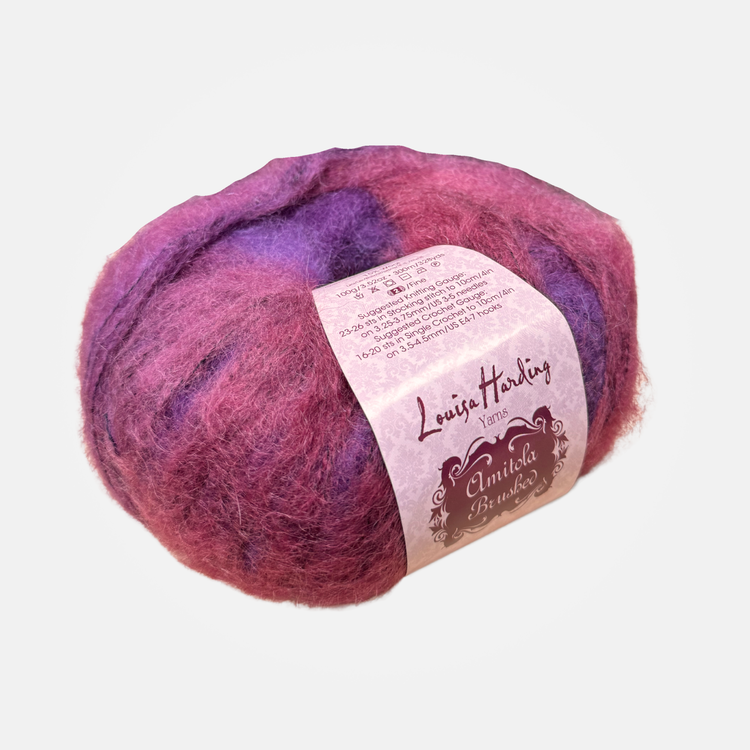 Louisa Harding Amitola Brushed | 344 (Cabernet)