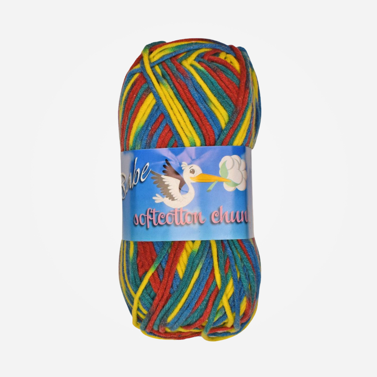 EYB Yarn Babe Softcotton Chunky Colors | 213 (Rainbow)