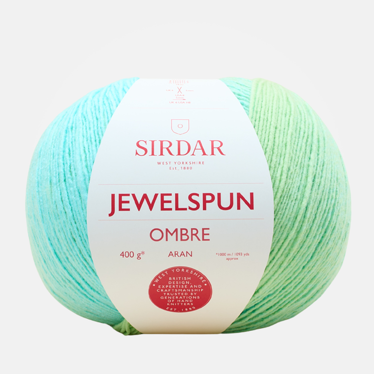 Sirdar Jewelspun Ombre Aran | 101 (Citrus Sky)