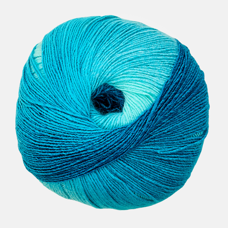 Sirdar Jewelspun Ombre Aran | 103 (Ocean Blue)