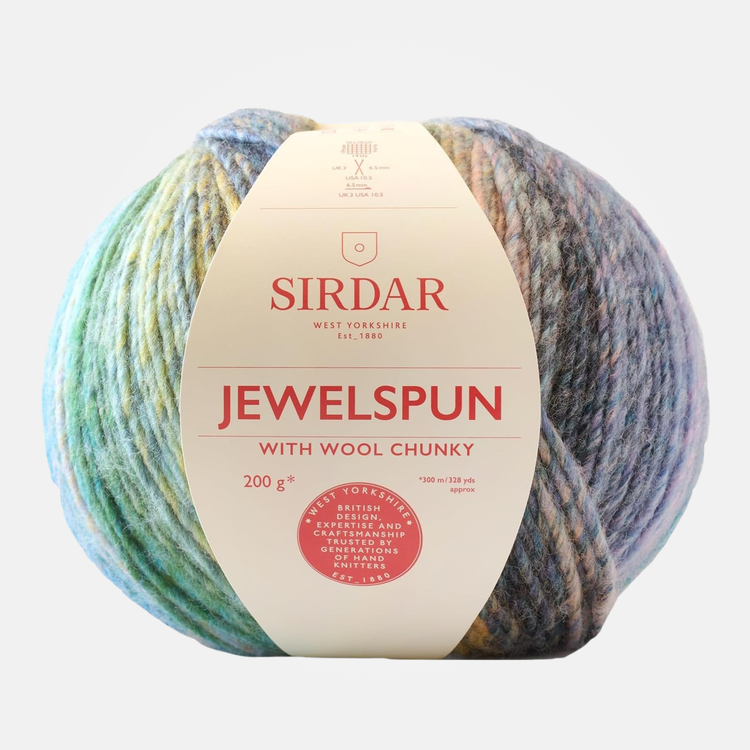 Sirdar Jewelspun with Wool Chunky | 200 (Shimmering Sea Glass)