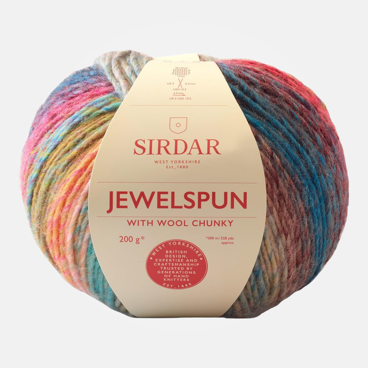 Sirdar Jewelspun with Wool Chunky | 204 (Precious Reef)