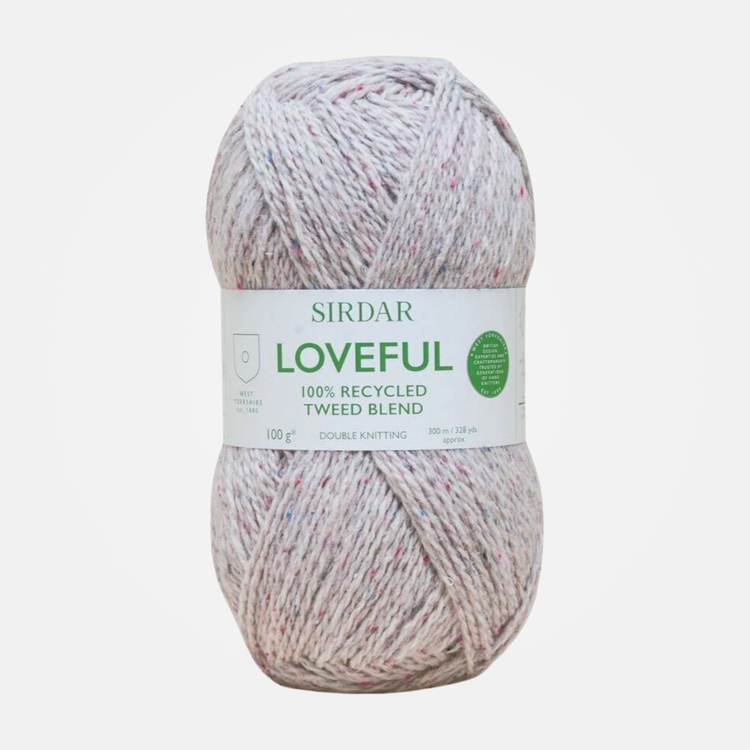 Sirdar Loveful Recycled Tweed | 201 (Silver)