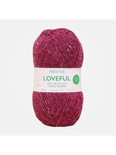 Sirdar Loveful Recycled Tweed | 203 (Berry)