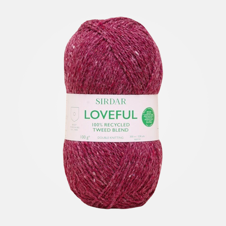 Sirdar Loveful Recycled Tweed | 203 (Berry)