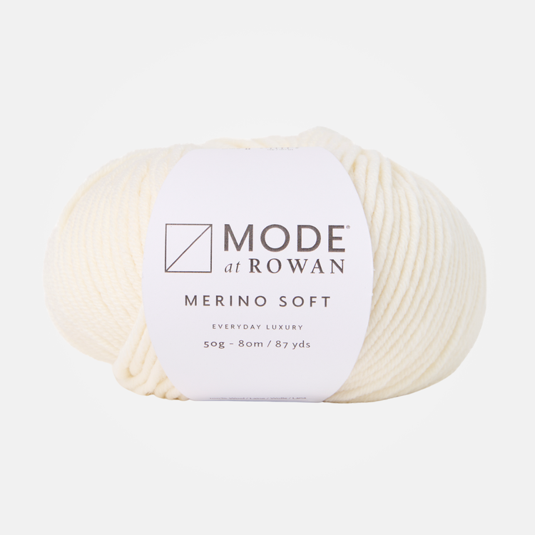 MODE at Rowan Merino Soft 017 (Snow)