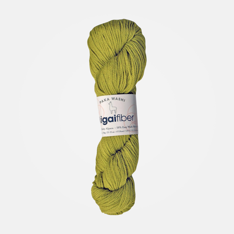 Ikigai Fiber Paka Washi | Chartreuse